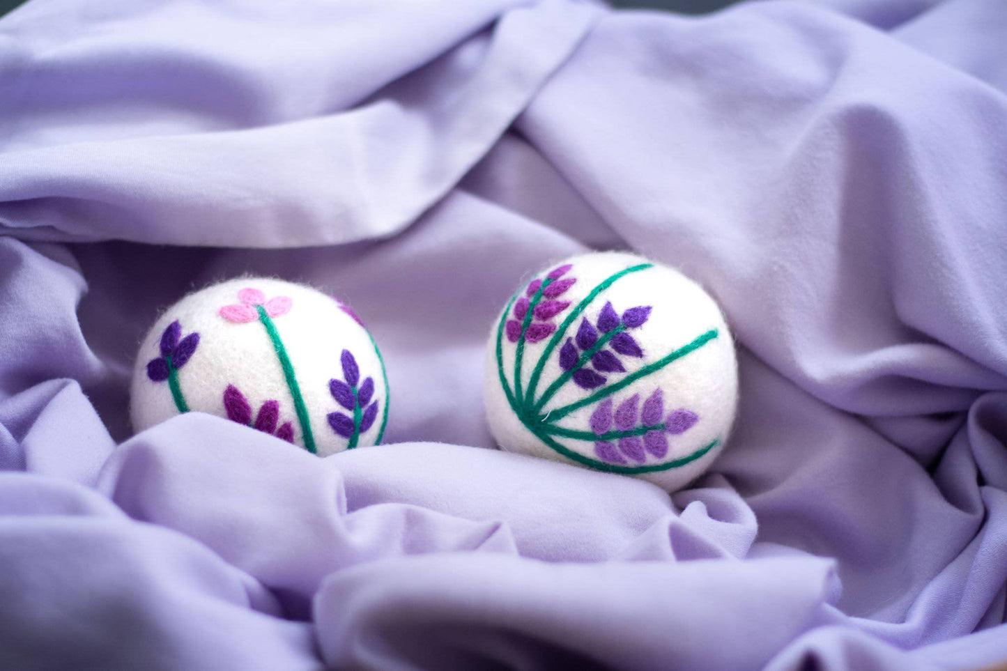 Friendsheep - Lavender Fields Eco Wool Dryer Balls - BEE