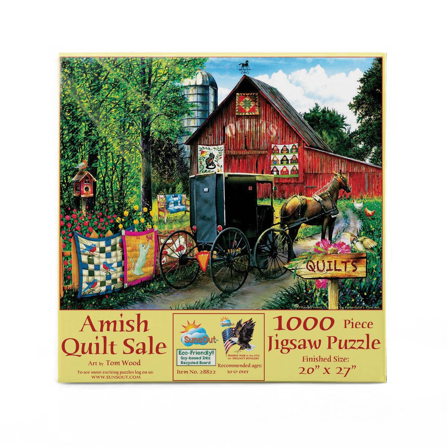 SunsOut - 5114 Amish Quilt Sale 1000 pc Puzzle