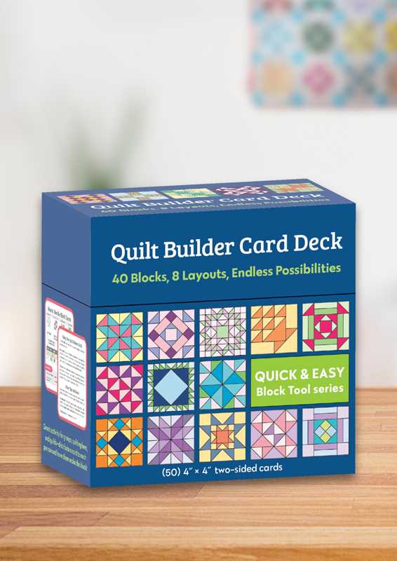 Simon & Schuster - Quilt Builder Card Deck by C&T Publishing