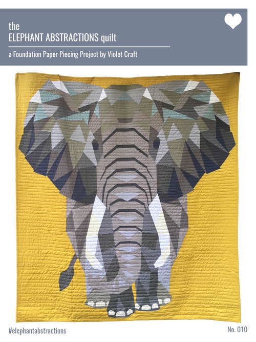 Violet Craft - VC010: The Elephant Abstractions Quilt Pattern