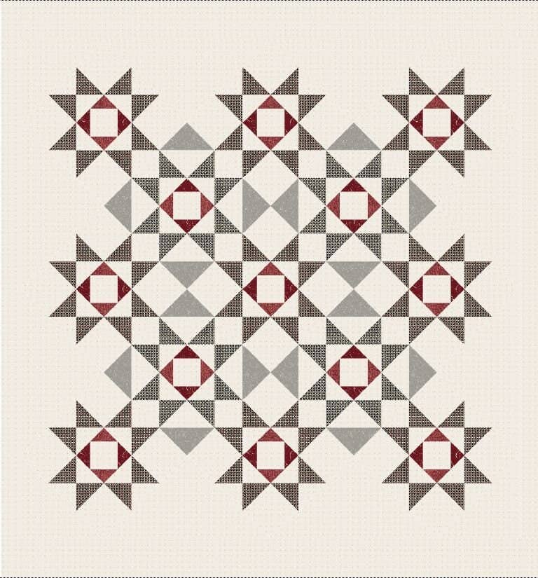 PhoebeMoon Designs - Floating Stars Quilt Pattern