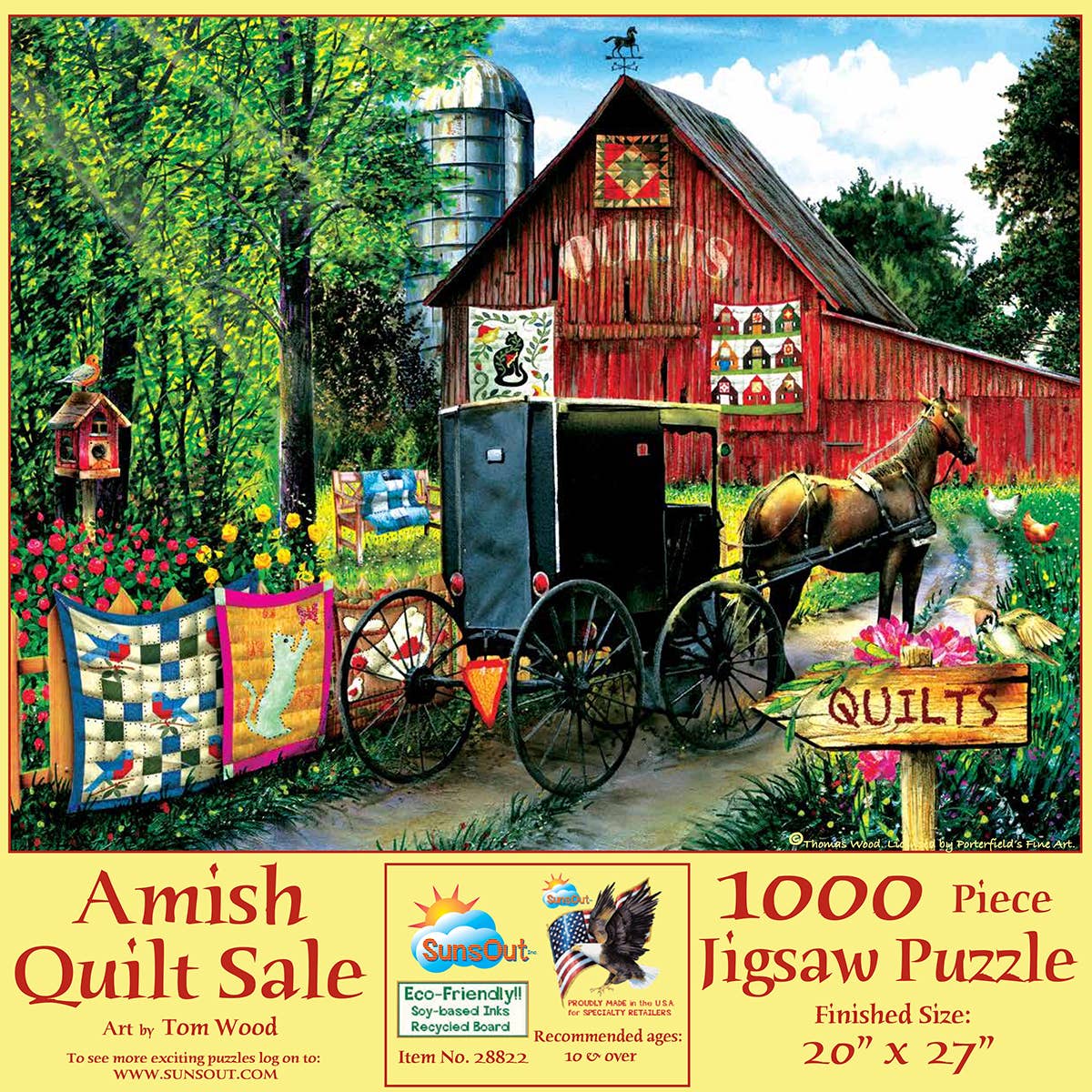 SunsOut - 5114 Amish Quilt Sale 1000 pc Puzzle