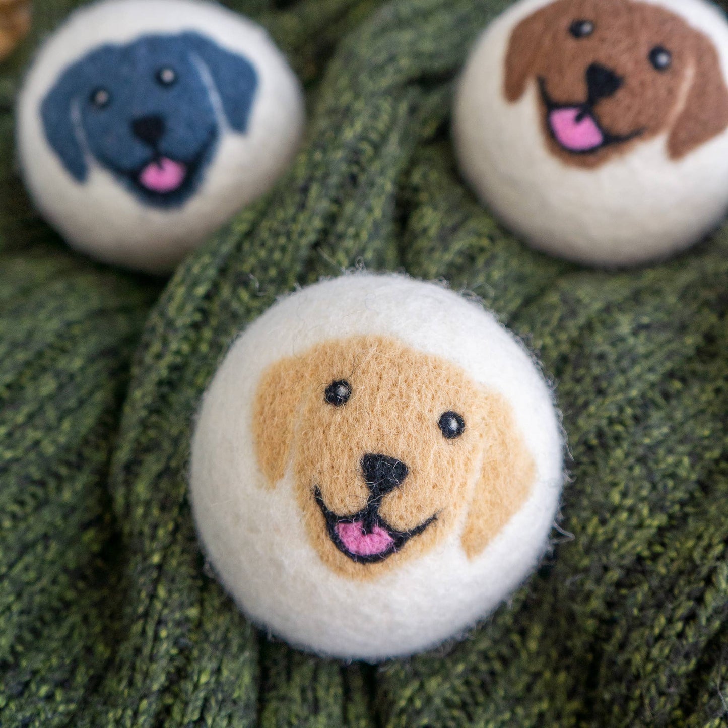 Friendsheep - Happy Dogs Eco Wool Dryer Balls - Mix of 3 colors