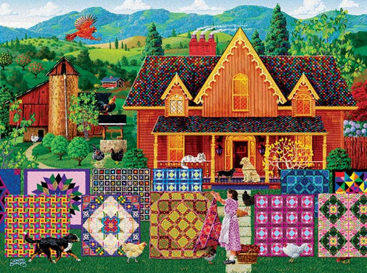 SunsOut - 0316 Morning Day Quilt 1000 pc Puzzle