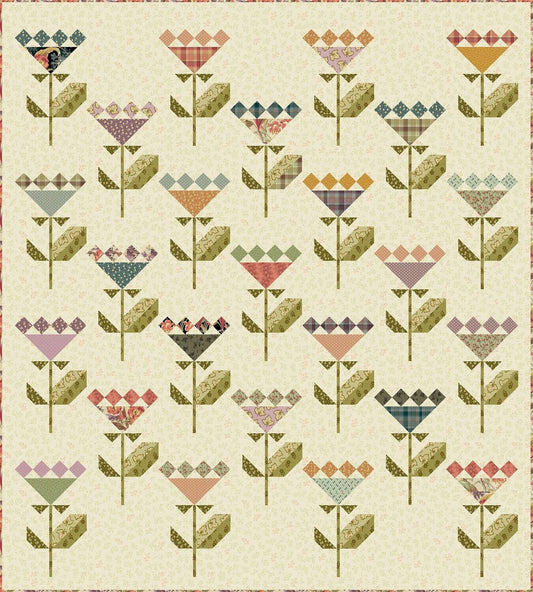 Laundry Basket Quilts - Zinnia Quilt Pattern