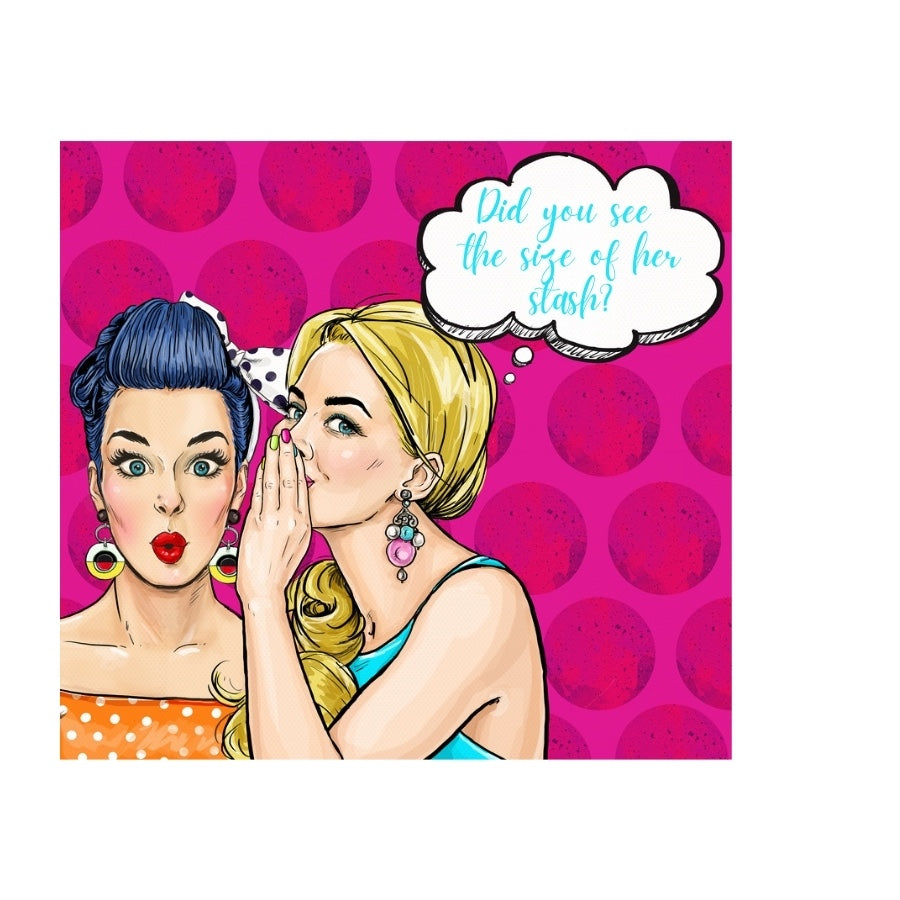 Sticker - Did you see the size of her stash?