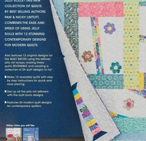New Ways with Jelly Rolls: 12 Reversible Modern Jelly Roll Quilts