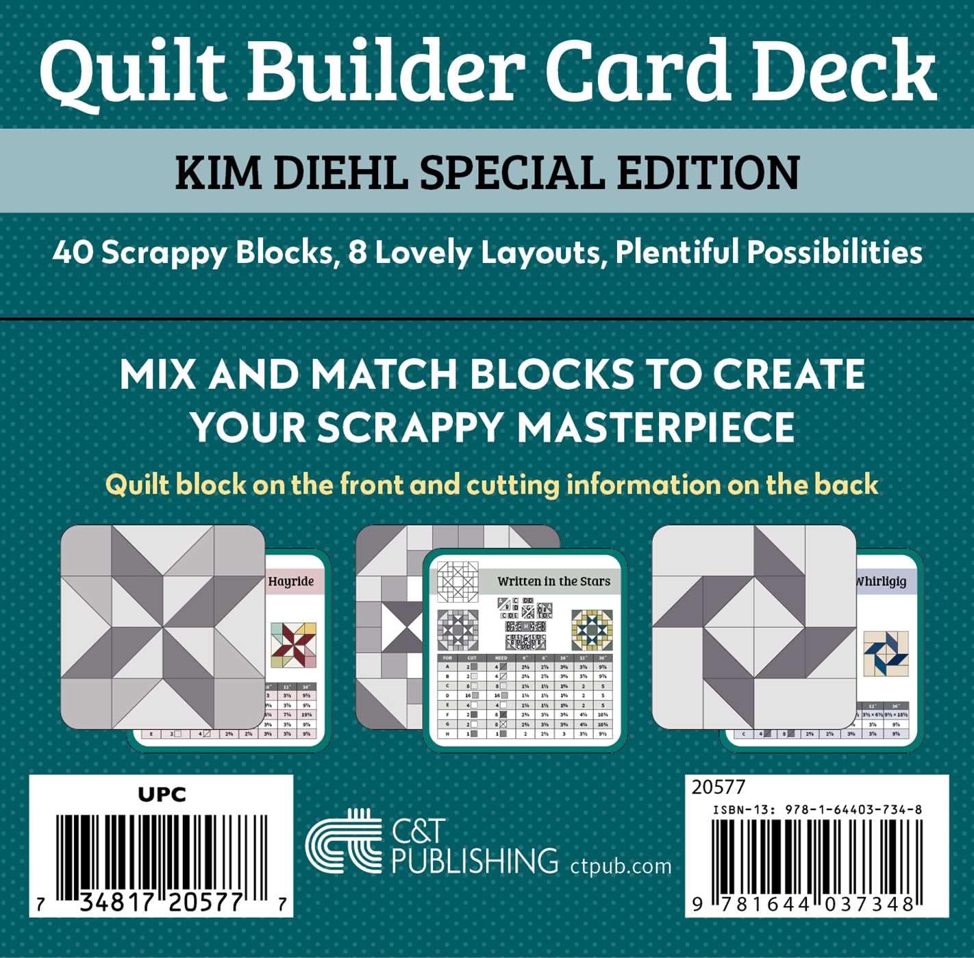 Quilt Builder Card Deck - Kim Diehl Special Edition