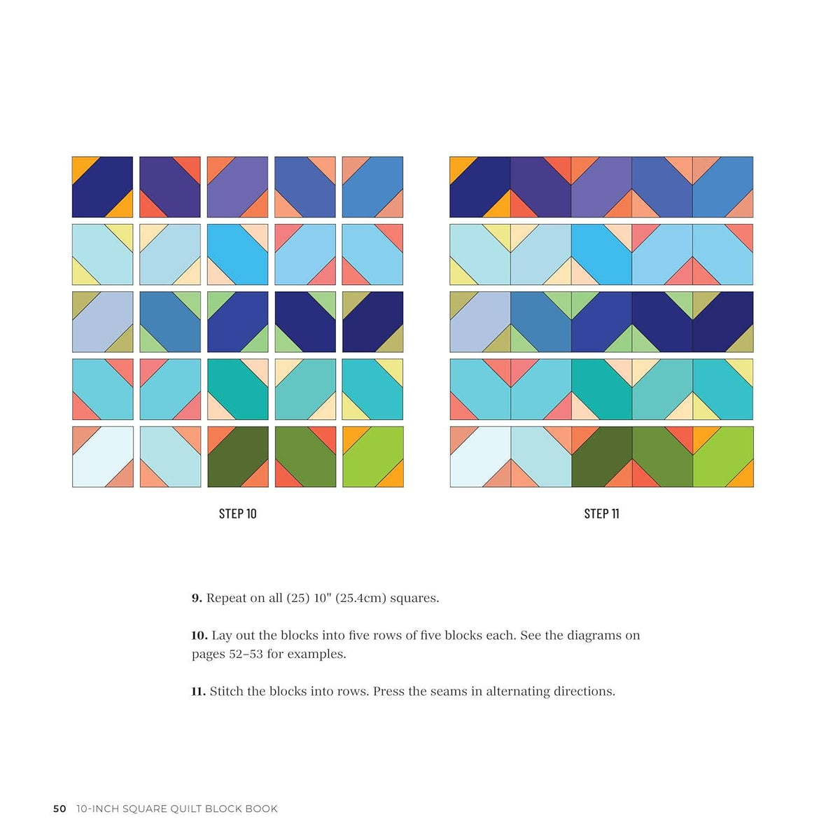 Fox Chapel Publishing - 10-Inch Square Quilt Block Book - 40+ Quilt Patterns