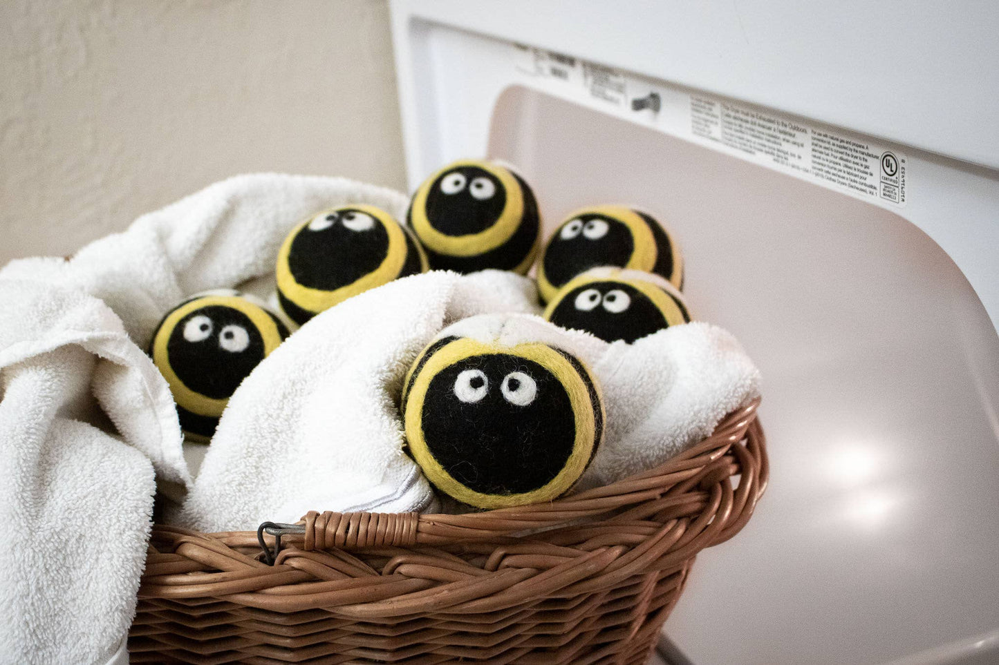 Friendsheep - Bee Trio Eco Wool Dryer Balls - Set of 3