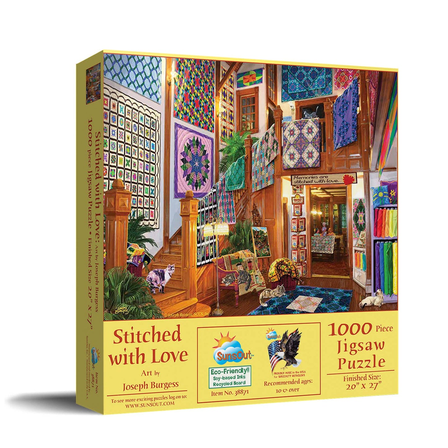 SunsOut - 0325 Stitched with Love 1000 pc Puzzle