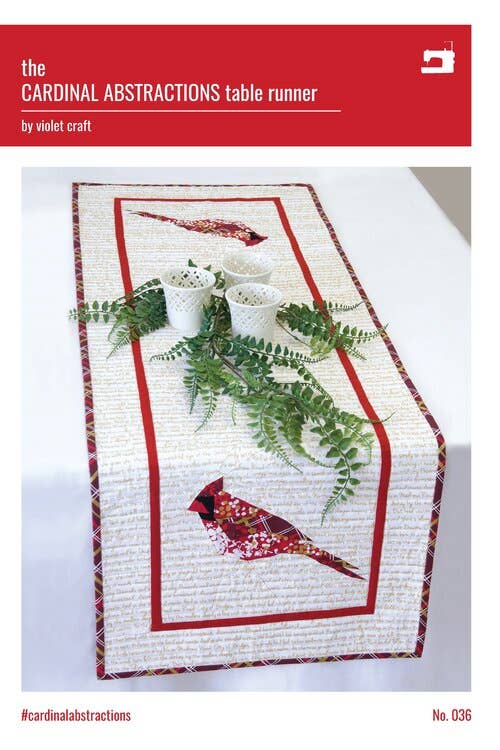 Violet Craft - VC036 The Cardinal Abstractions Table Runner