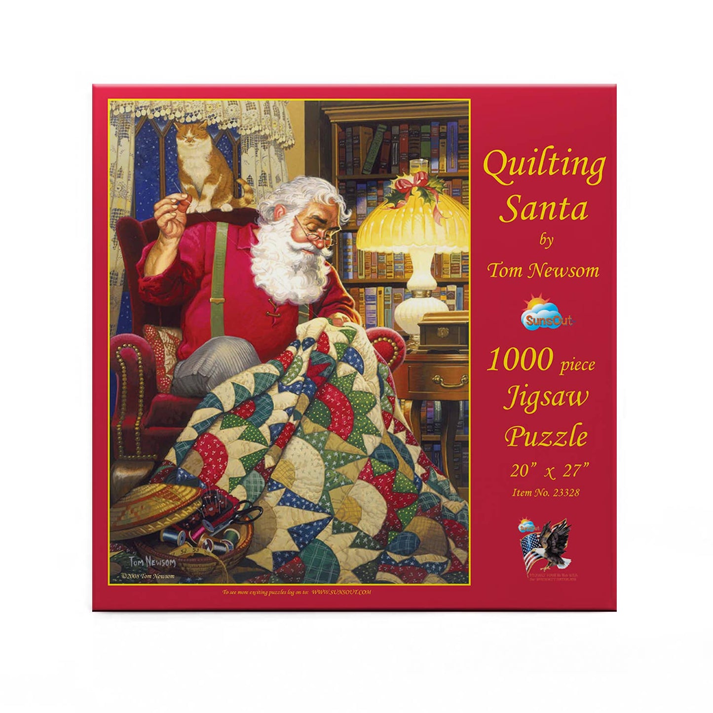SunsOut - 0242 Quilting Santa 1000 pc Puzzle