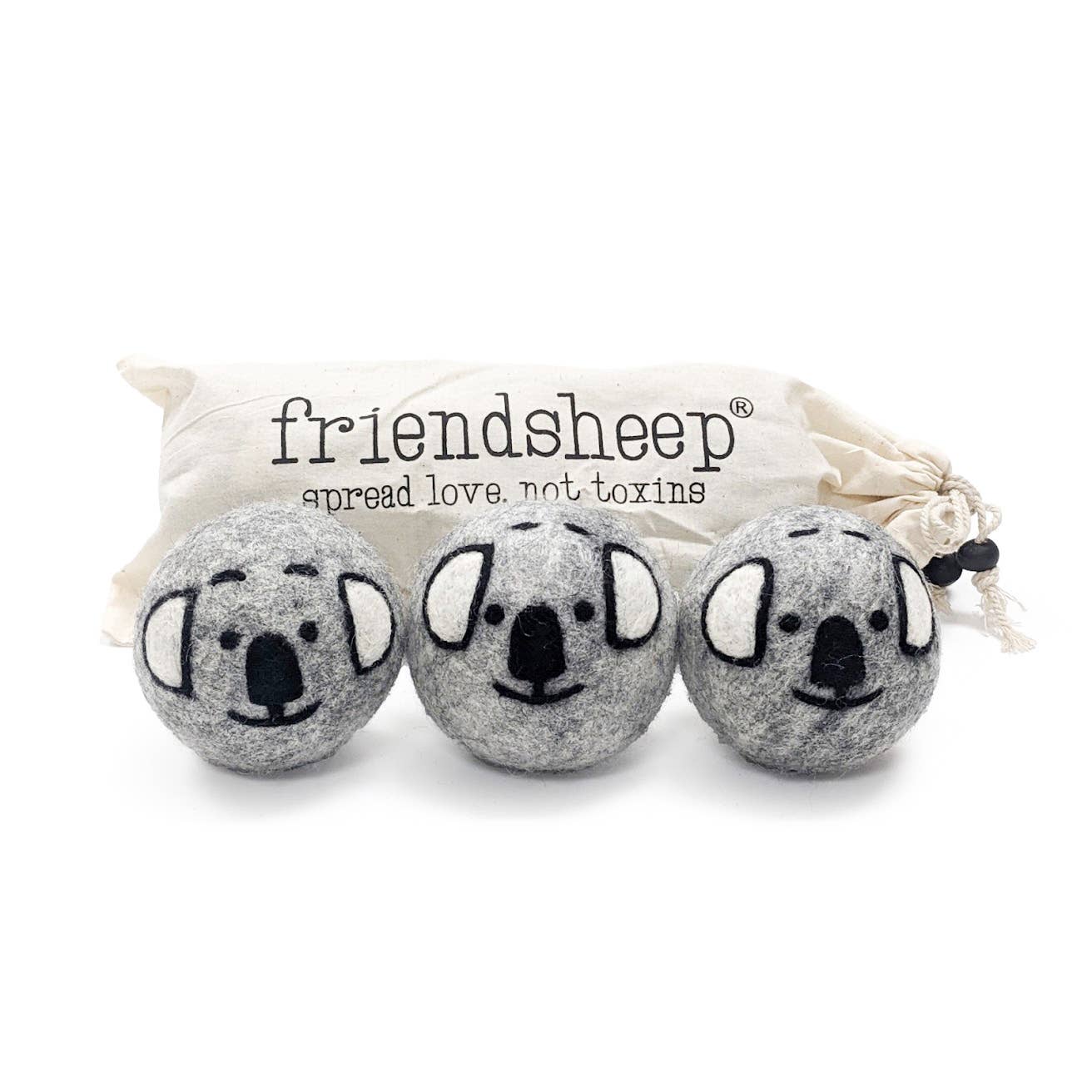Friendsheep - Cuddly Koalas Eco Wool Dryer Balls - Set of 3