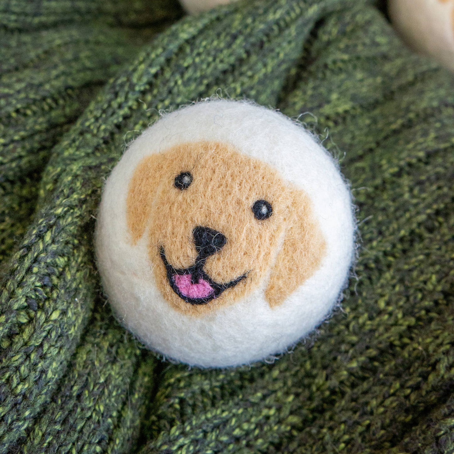 Friendsheep - Golden Dogs Eco Wool Dryer Balls - Yellow Retriever
