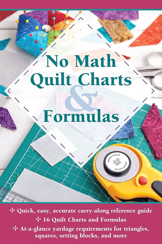 Fox Chapel Publishing - No Math Quilt Charts & Formulas