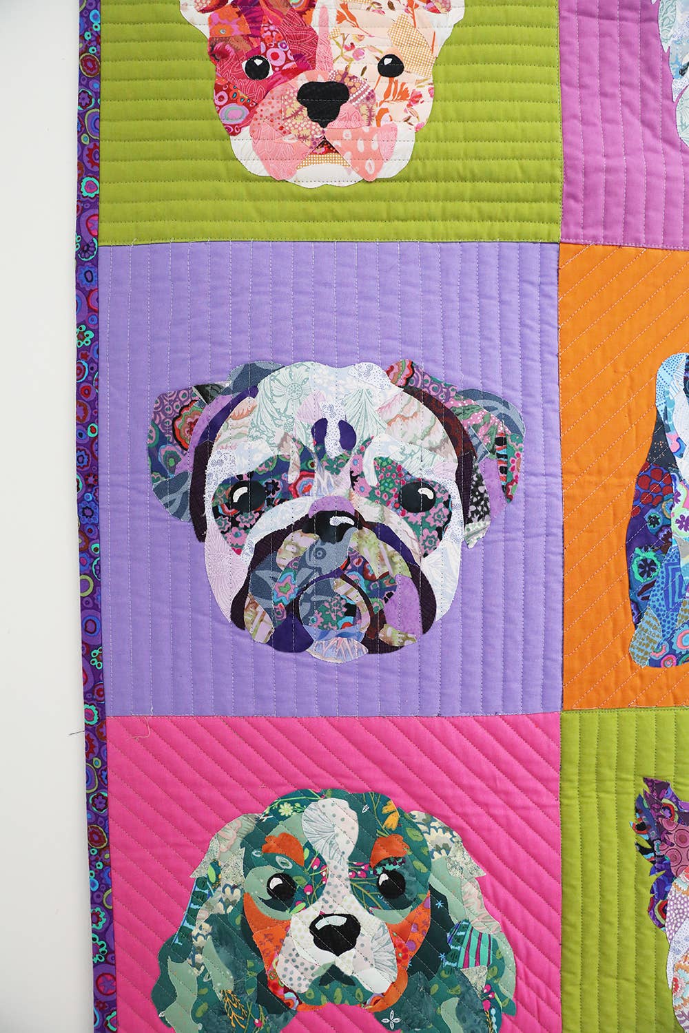 Collage Quilter - Pop Art Pups