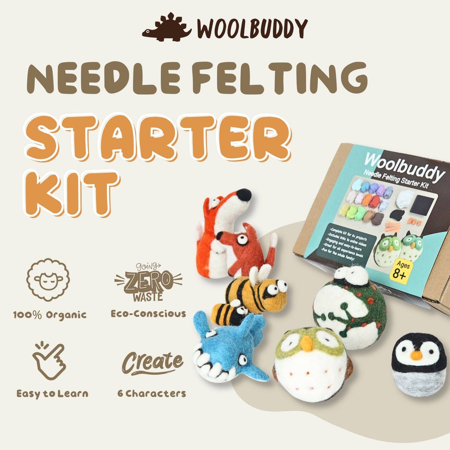 Woolbuddy - Needle Felting Starter Kit