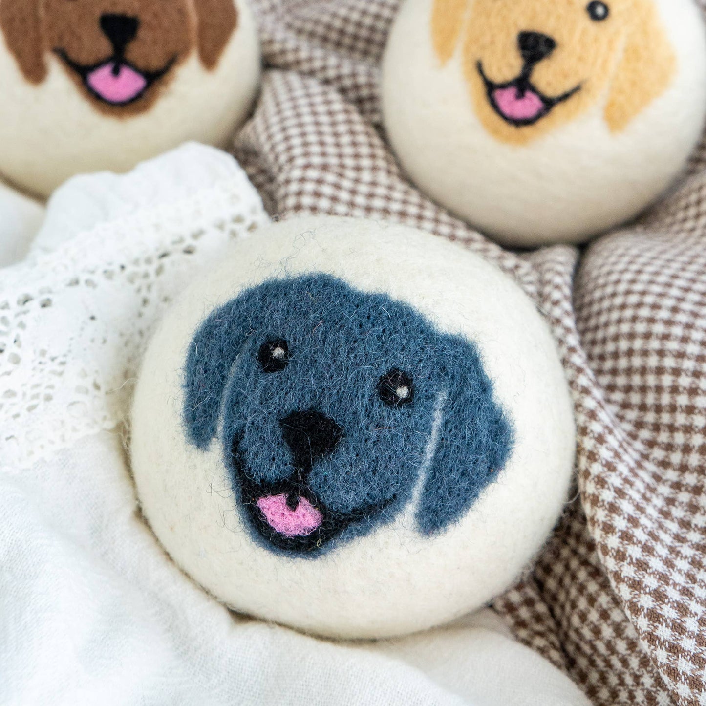 Friendsheep - Happy Dogs Eco Wool Dryer Balls - Mix of 3 colors