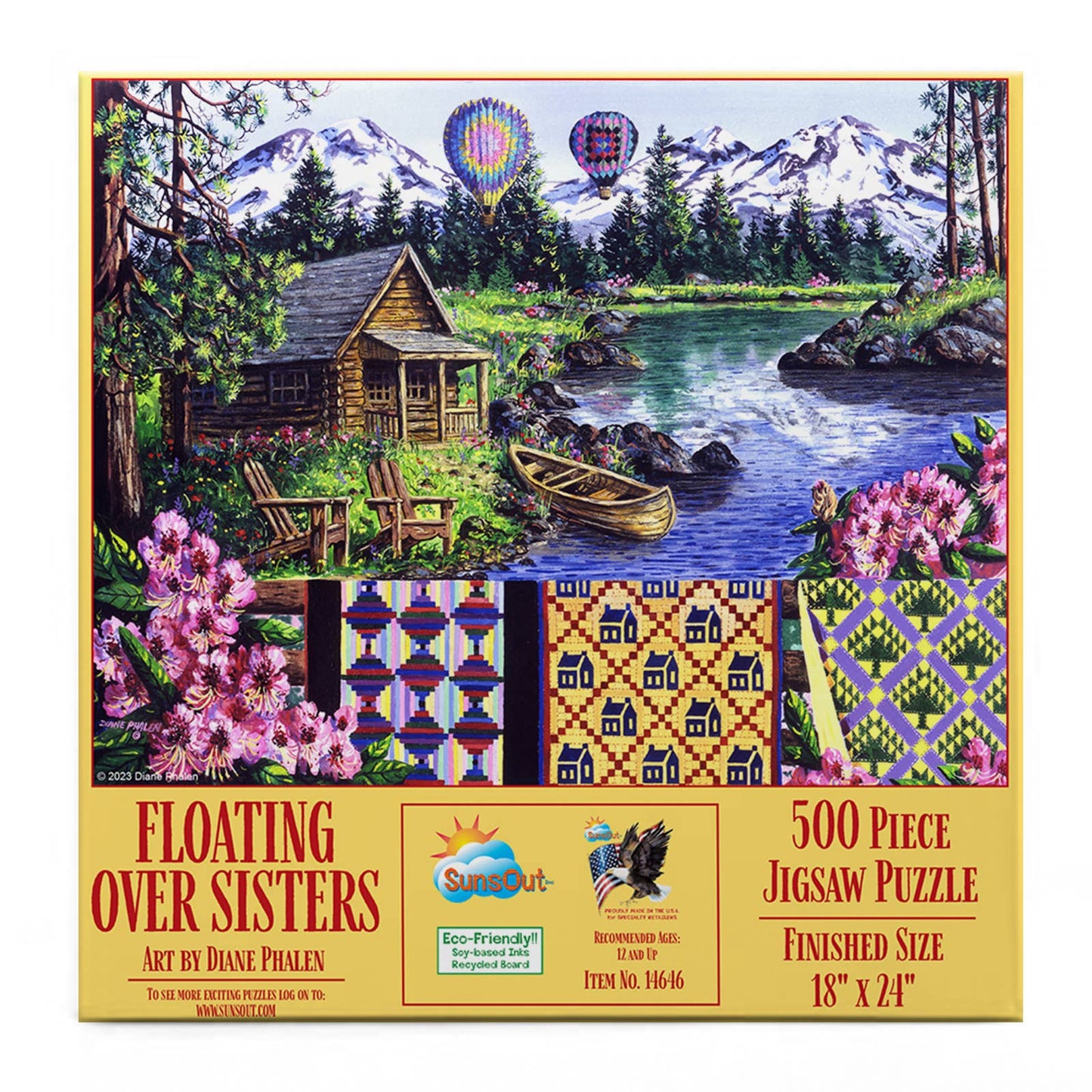 SunsOut - 0113 Floating over Sisters 500 PC Puzzle